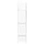 Armoire empilable H 70,62 po en blanc - et rangement pratique P 15,64 po x l Cloisons mobiles et portes élégantes-1172505419