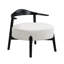 Chaise d'appoint rembourrée, chaises de salon modernes, fauteuil de lecture pour chambre à coucher au soleil, beige, supporte 300 lb