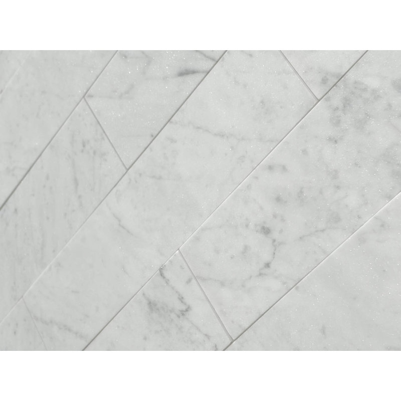 Carreaux 2,9 po x 12 po Carrara