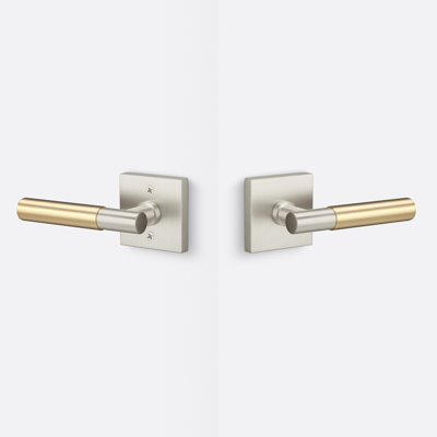 Aspra Square Passage Rosette, Smooth Grip