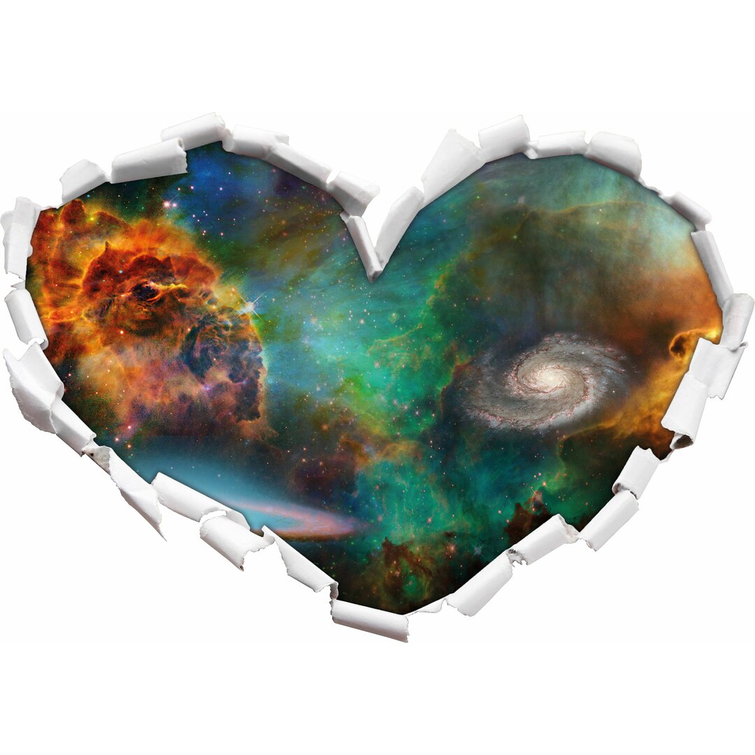 Wandtattoo Galaxy mit Sternennebel