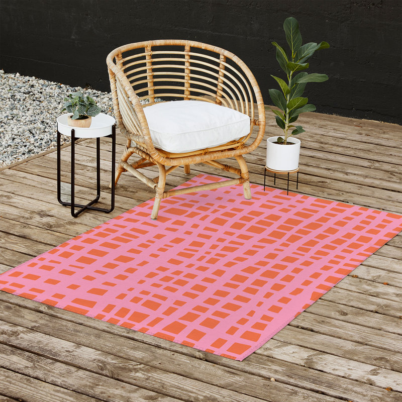 Tapis rectangulaire Jaylene avec envers antidérapant, Rectangle 5 pi x 7 pi
