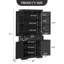 Armoire de cuisine 71,7 pouces, armoire de rangement haute autoportante avec 2 tiroirs et armoires