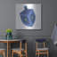 Art mural en métal «Dreidl Blue» par Andrea Strongwater-103929286