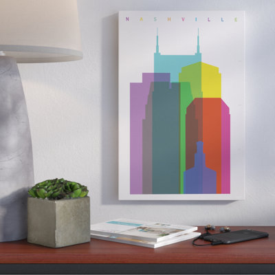 Nashville par yoni alter, impression sur toile tendue
