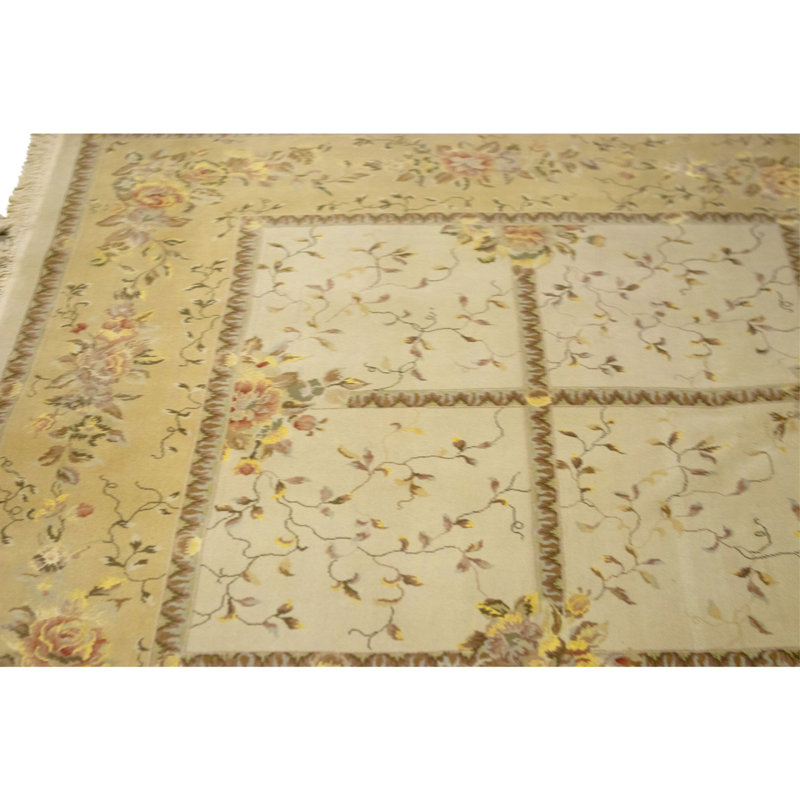 Tapis rectangulaire noué à la main