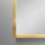 Armoire à pharmacie murale ou miroir encastrée en métal doré 16 x 28 pouces avec miroir