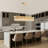 Anacelia 31.5''/39''/47'' Crystal Chandelier, Modern Kitchen Island Square/rectangle Chandelier with Crystal Accents-828284927-824478032