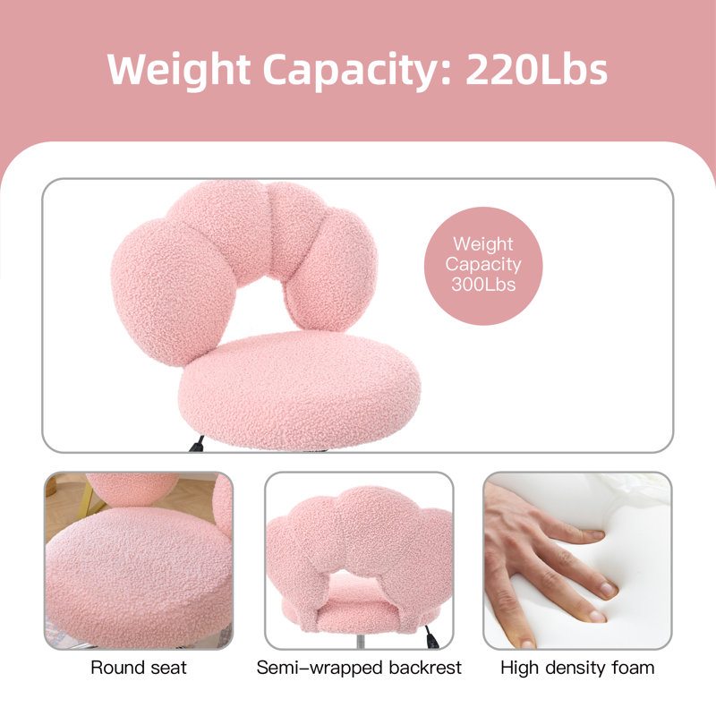 Remzi   Office Chair, Pink
