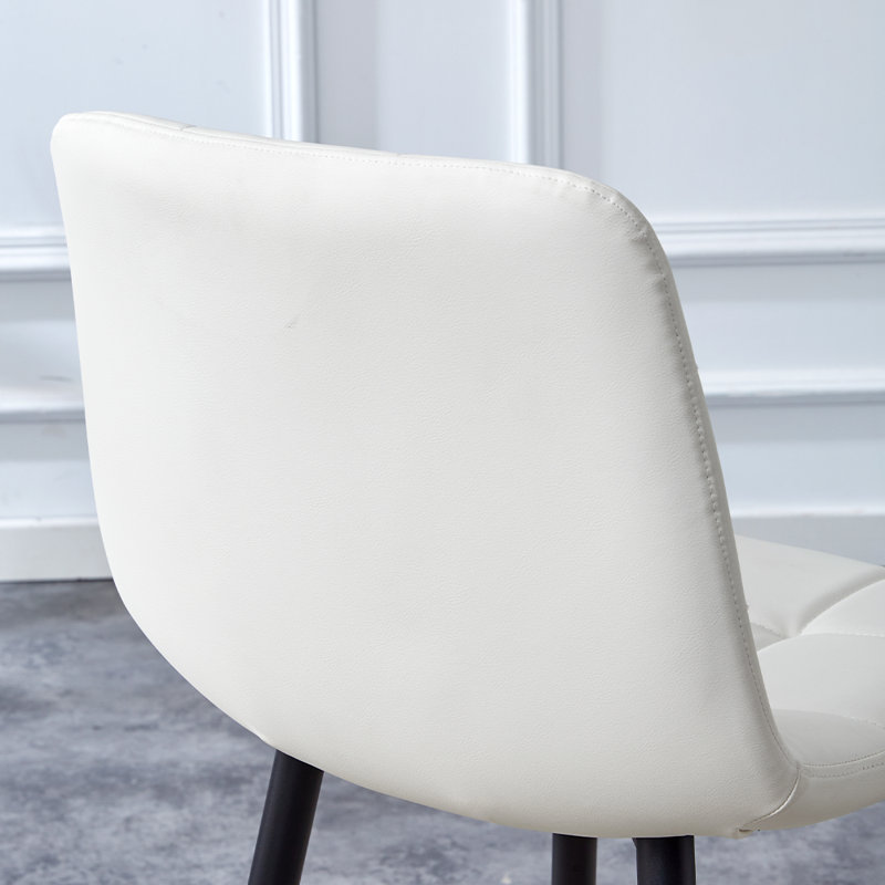 Ensemble de chaises de bar modernes, Blanc, 2