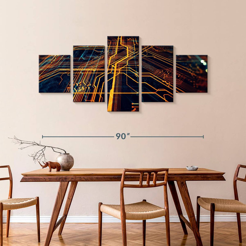Circuit Board, 42" H x 92" W