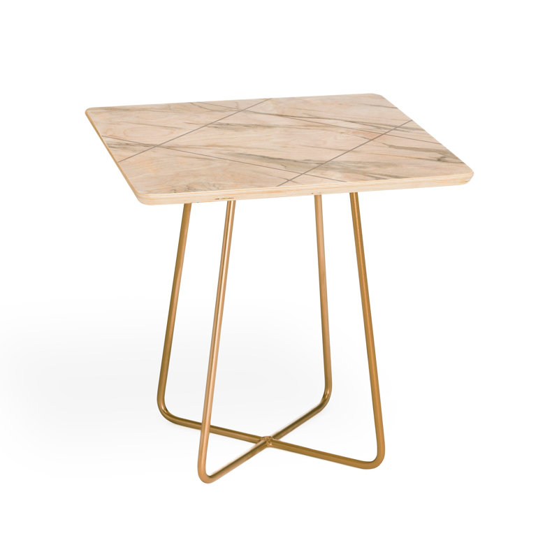 Dore End Table, Gold