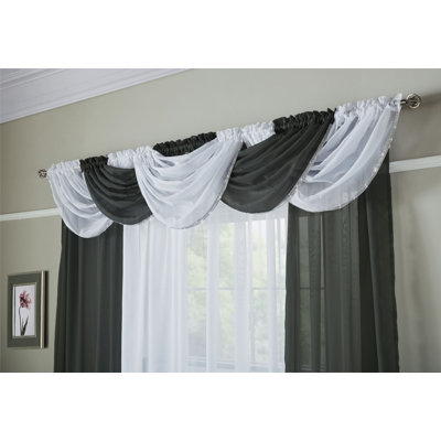 Ayoka Sheer Curtain Single Panel