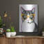Art mural en métal Trinx «Bespectacled Pet 3» par Melissa Averinos-1833535237