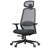 Ergonomic Mesh Office Chair with Adjustable Lumbar Support and Padded Armrests for 280lbs-394866220