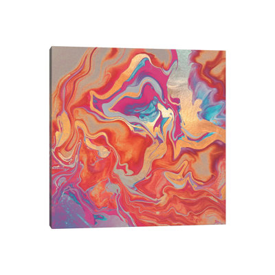 Drama Queen Gold Fire by Monika Strigel - Painting on Canvas