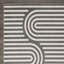 Tapis intérieur / extérieur gris en polypropylène touffeté à la machine Henrikki-86811349