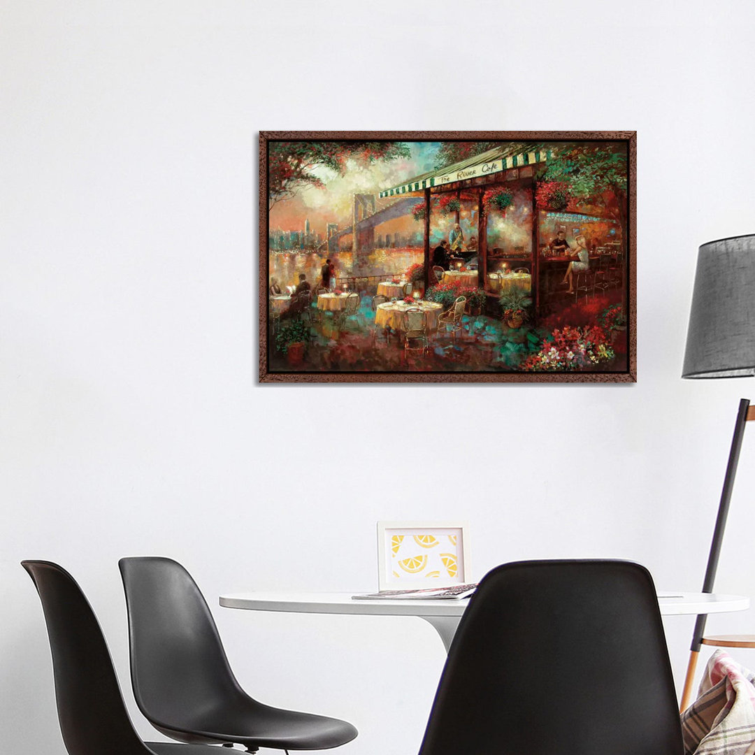 The River Café von Ruane Manning - Galerie-Giclée auf Leinwand