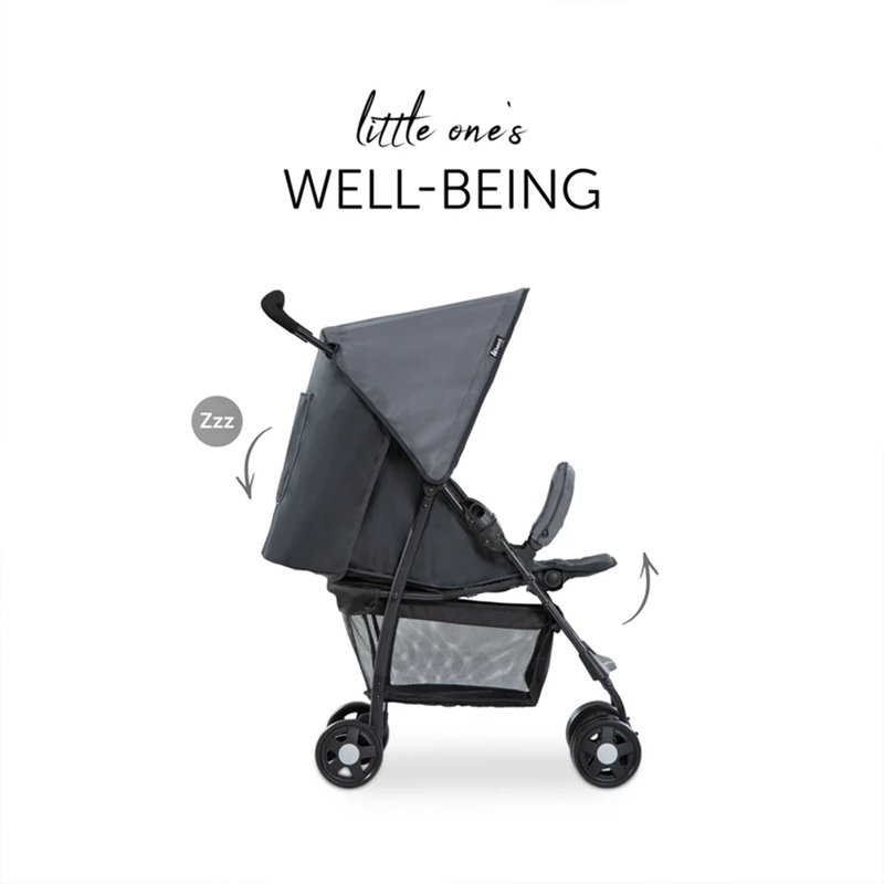 Hauck Charcoal Stone Compact Foldable Jogger Stroller
