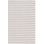 Tapis rayé en coton taupe / crème Martha Stewart