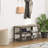 3-Tier Shoe Bench with Metal Mesh Shelves-2099414945