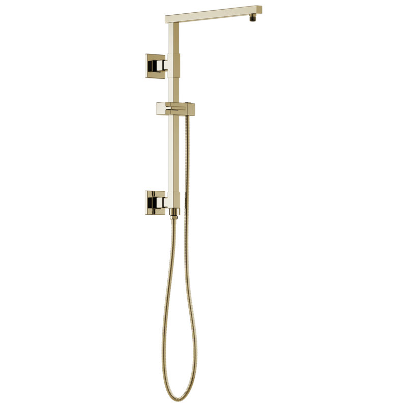 Essential™ Euro Square Shower Column, Polished Nickel