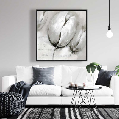 Contemporary Tulips - Art encadré pour décoration de salon