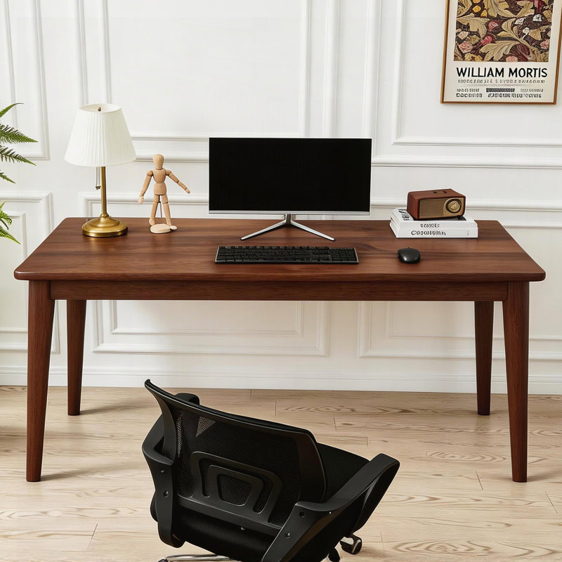 Solid Wood Writing Desk, 29.53"x62.99"x19.69"