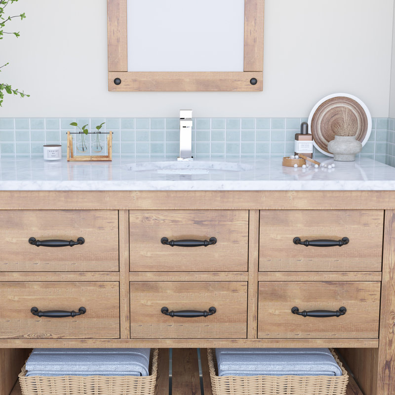 Single-Hole Single-handle Bathroom Faucet with Drain Assembly
