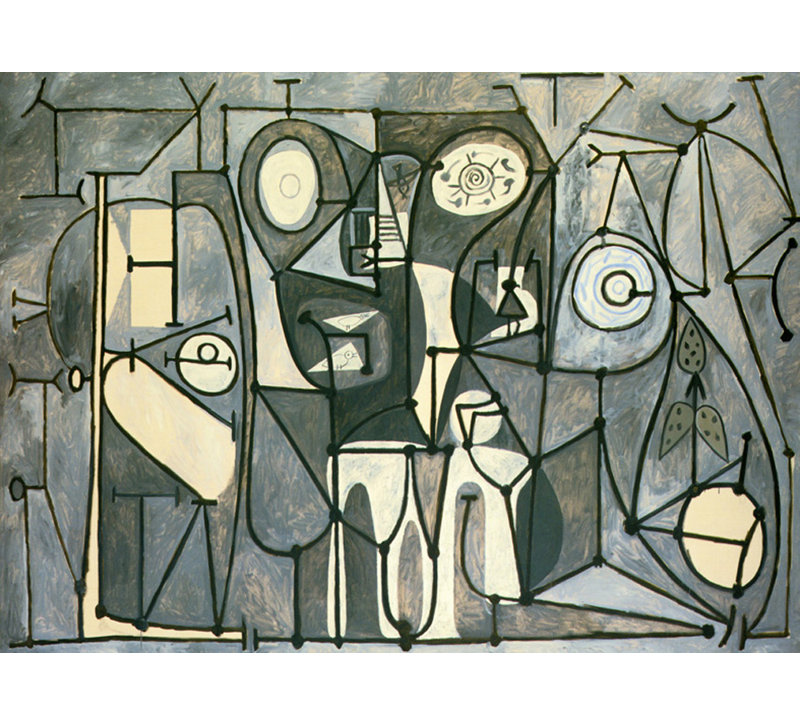 The Kitchen, 1948, 13" H x 18" W