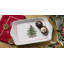 Christmas Tree POLKA DOT DESSERT TRAY 12"