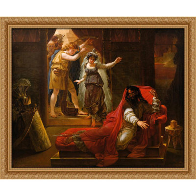David Playing Harp For King Saul (1822)