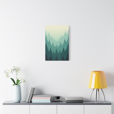 Apel Single Picture Frame Print on Canvas