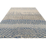 Moroccan Hand Knotted Geometric Area Rug