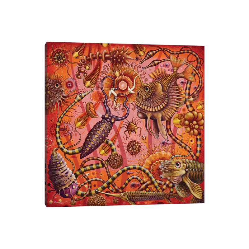Microbia III by R.S. Connett - Wrapped Canvas Print, 66.04 cm H x 66.04 cm W x 1.91 cm D