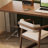 Brown U-Shaped Solid Wood desk-108839981
