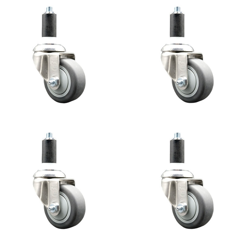 Thermoplastic Rubber Casters