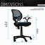Chaise de bureau en filet Midback