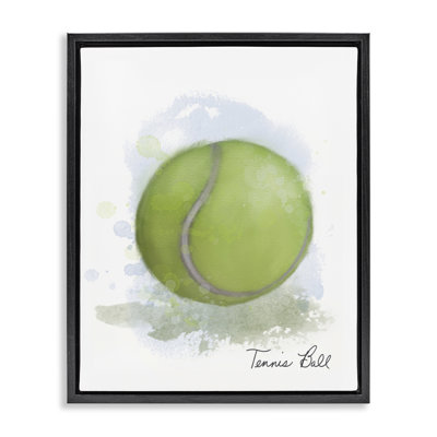 Soft Pastel Tennis Ball Floating Frame, design by Matthew Piotrowicz
