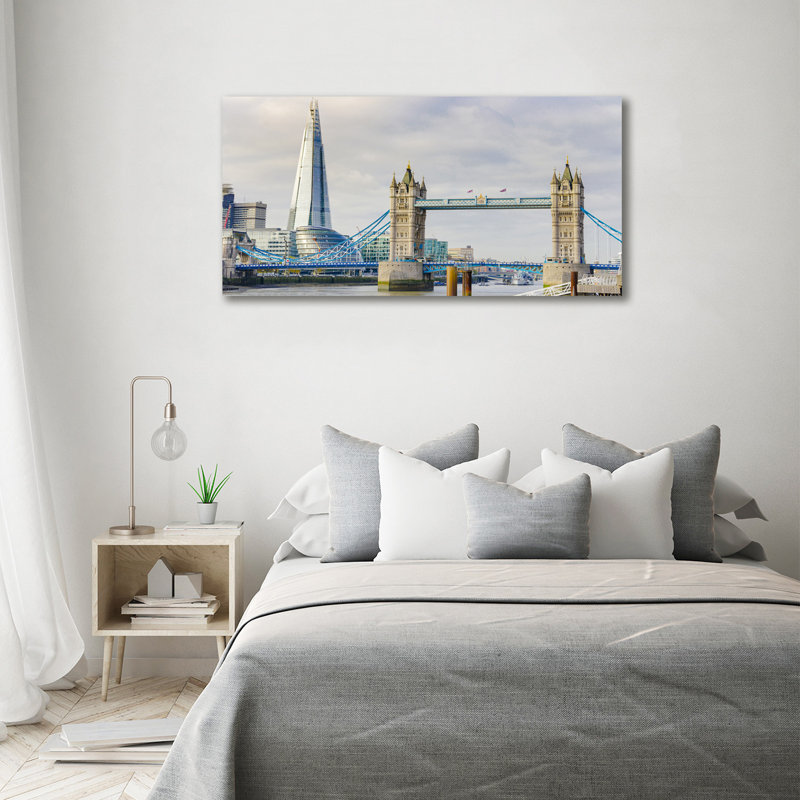 River Thames London - Wrapped Canvas Print