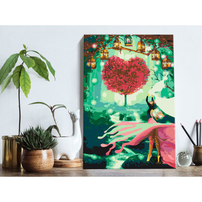Bless international Heart Tree On Canvas Painting | Wayfair