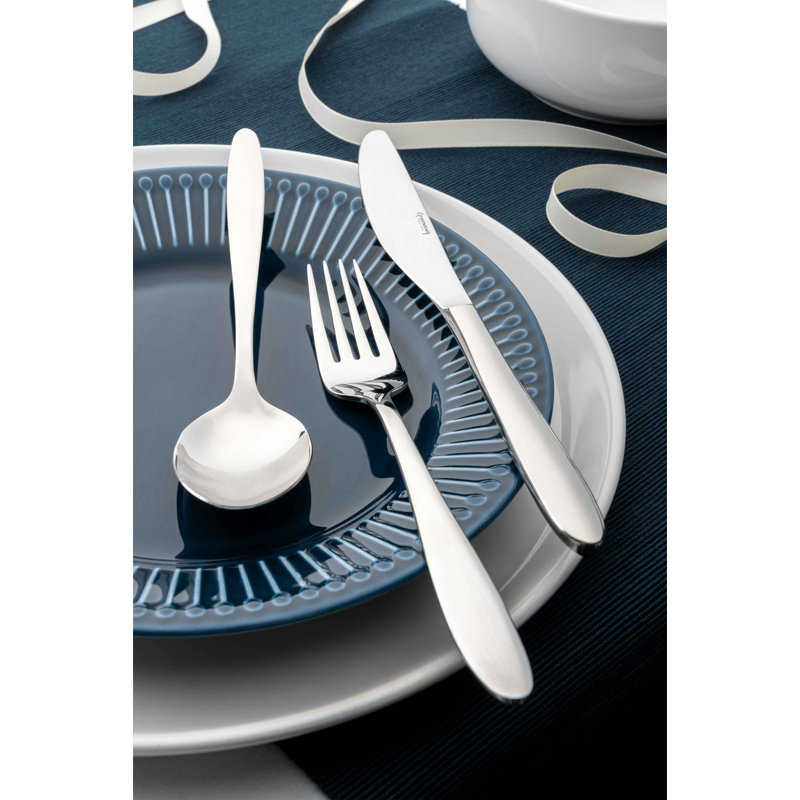 Grunwerg Cutlery Balmoral Pattern 16-piece Cutlery Set, 18/10 Stainless Steel, Service For 4