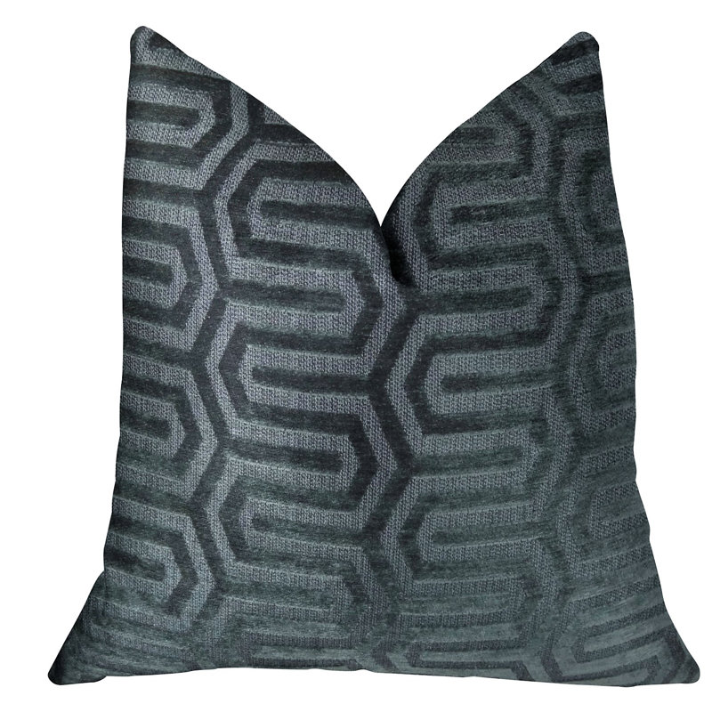 Coussin de luxe fabriqué à la main Lombard Street, 12 po x 20 po, Coussin lombaire