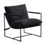Chaise d'appoint rembourrée l 29 po avec structure en métal-64128818