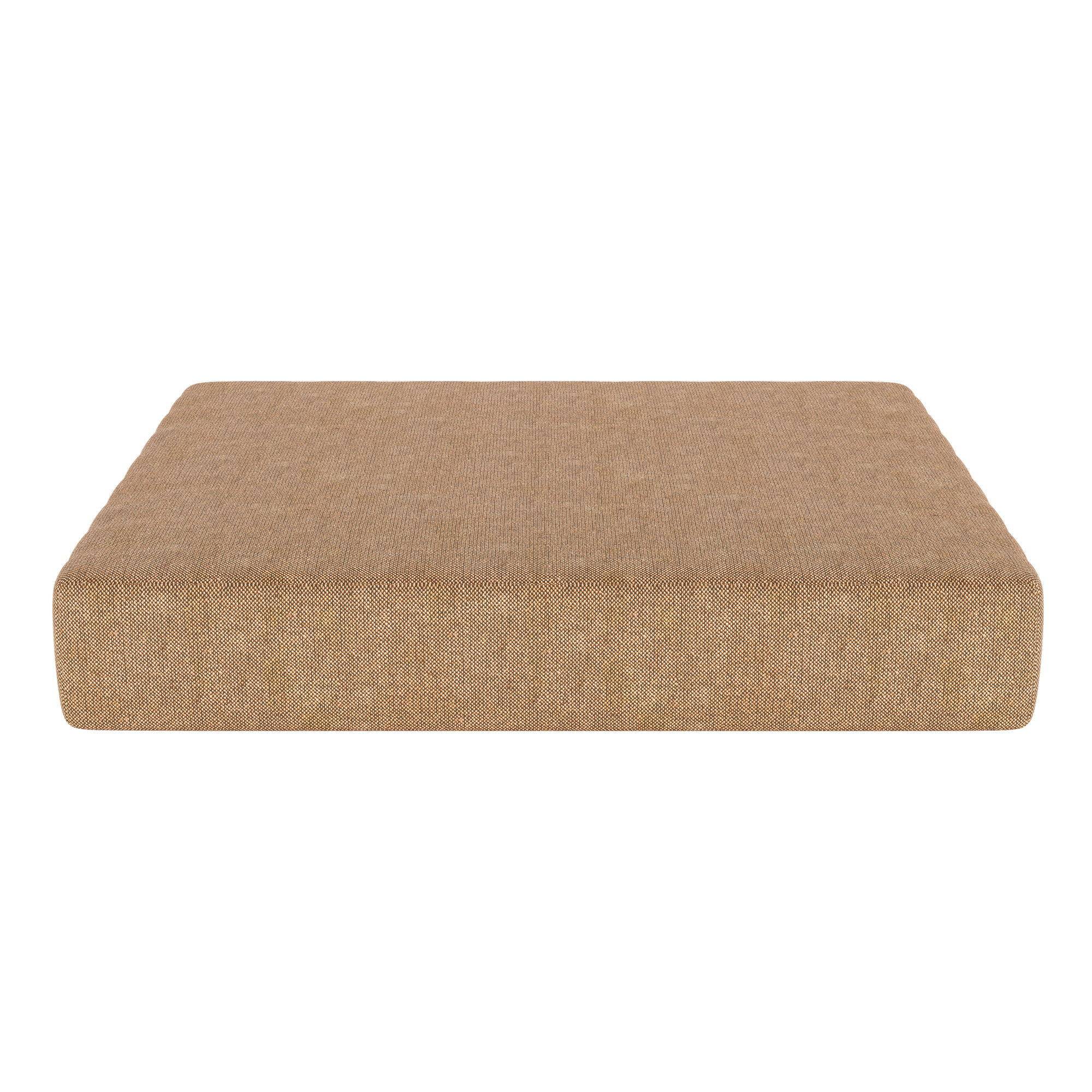 Sunbrella® Outdoor 3.5'' Ottoman Seat Cushion, Canvas Heather Beige Sunbrella® Canvas