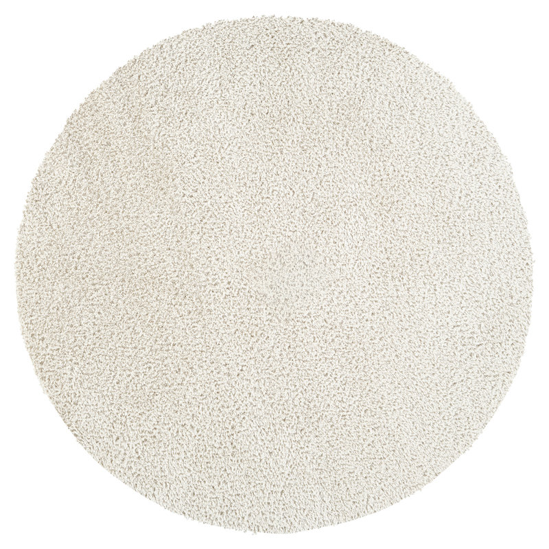 Ridout Power Loom Rug, Beige, Round 160 cm, Polyester