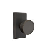 Privacy Bronze Round Knob with # 3 Rose