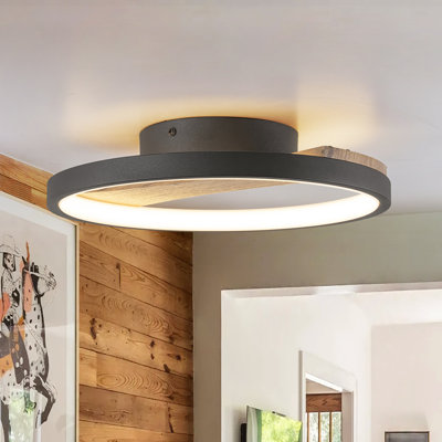 Plafonnier semi-encastré 1 lumière DEL