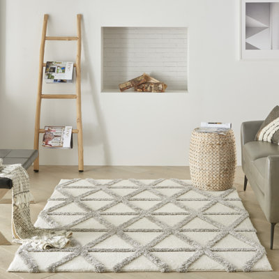 Tapis contemporain gris contemporain