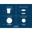 Celadon, 16-piece dinnerware set
